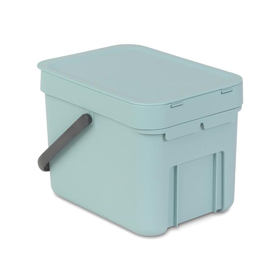 Brabantia Sort & Go Waste Bin (6 L, Green)