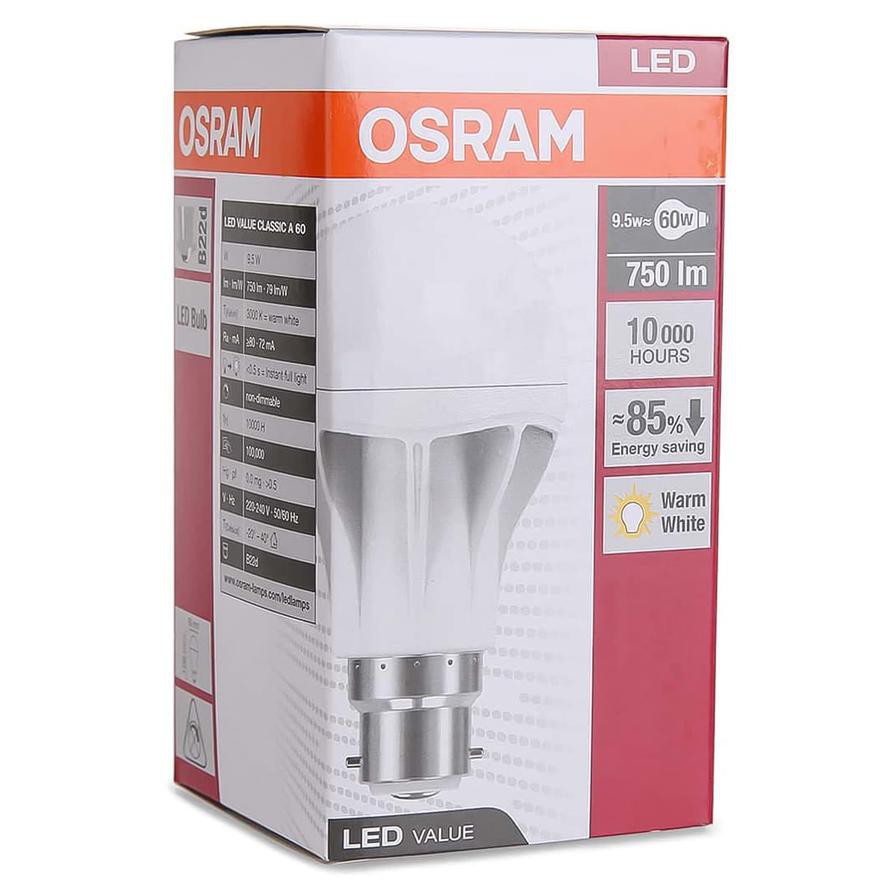 Osram E27 9.5W Frosted LED Bulb