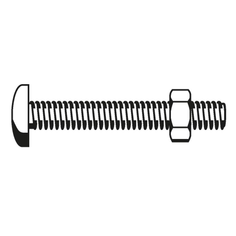 Suki Steel Roofing Bolt (M6 x 8 cm)