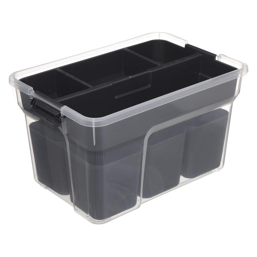 5five Samba Polypropylene Compartment Storage Box (8 L)