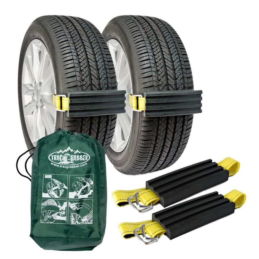 TRAC GRABBER Tire Traction for Cars, ATVs & UTVs (25.9 x 14 x 10.7 cm, Black/Yellow)