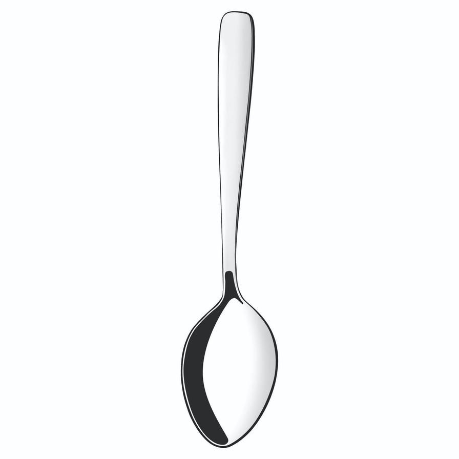 Tramontina Amazonas Stainless Steel Dessert Spoon Set (17.7 x 4.1 x 2 cm, 3 Pc.)