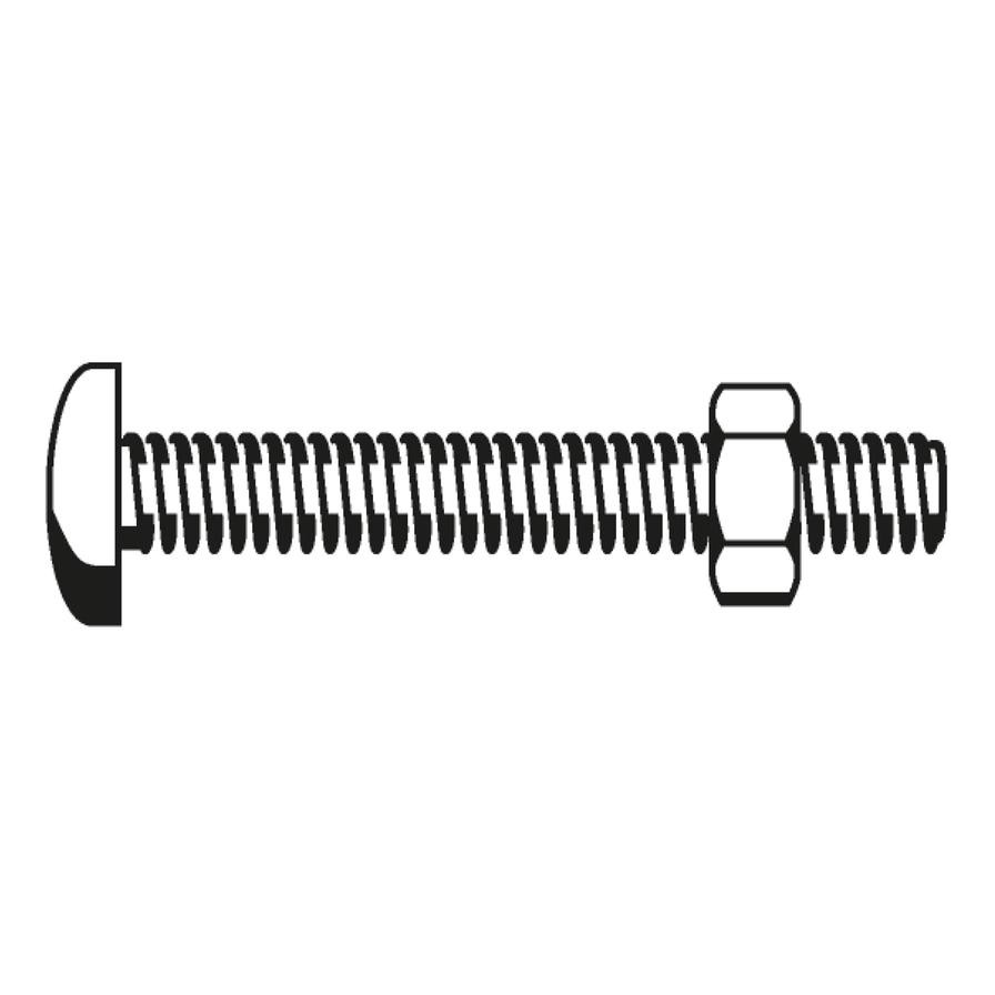 Suki Steel Roofing Bolt (M6 x 6 cm)