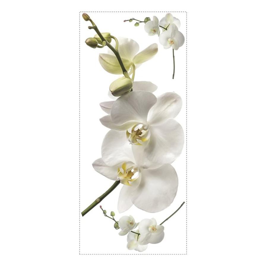 RoomMates Orchid Giant Wall Decals (White)