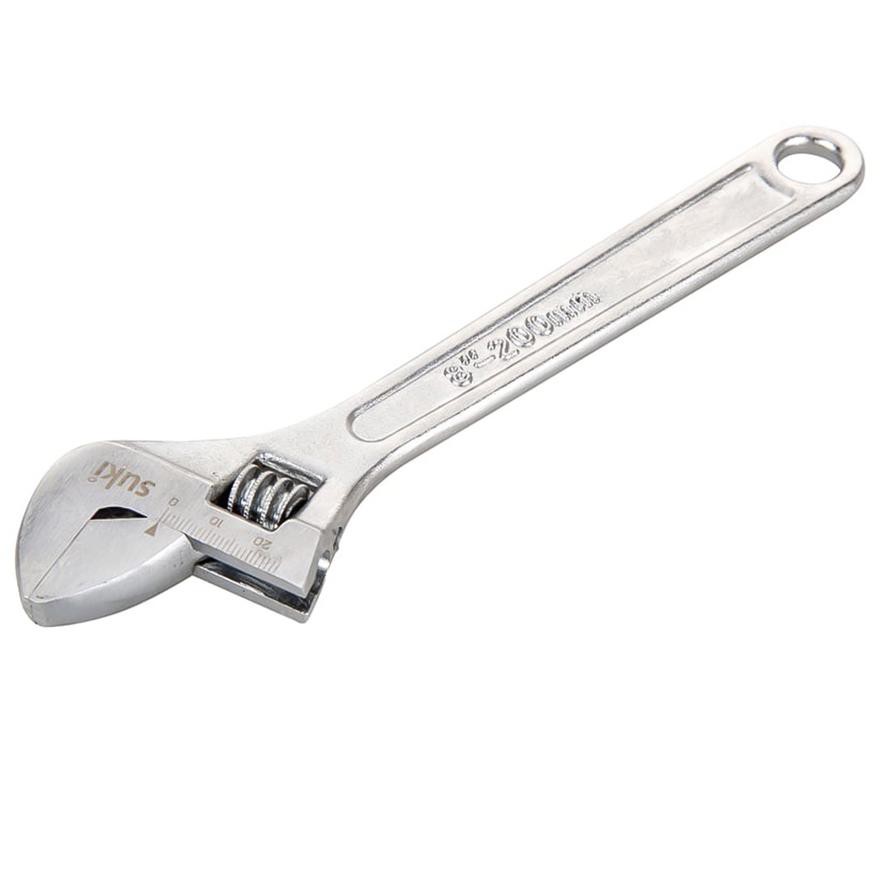 Suki Carbon Steel Adjustable Wrench (200 mm)