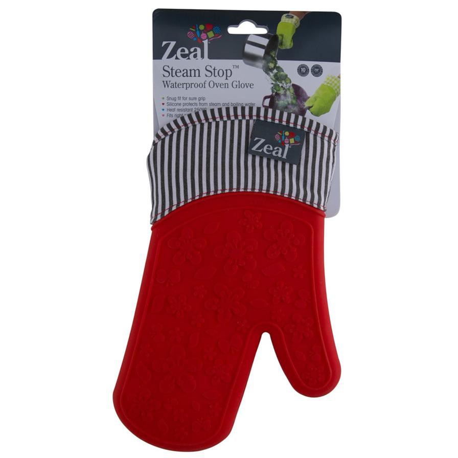 Zeal Stripes Steam Stop Waterproof Oven Glove