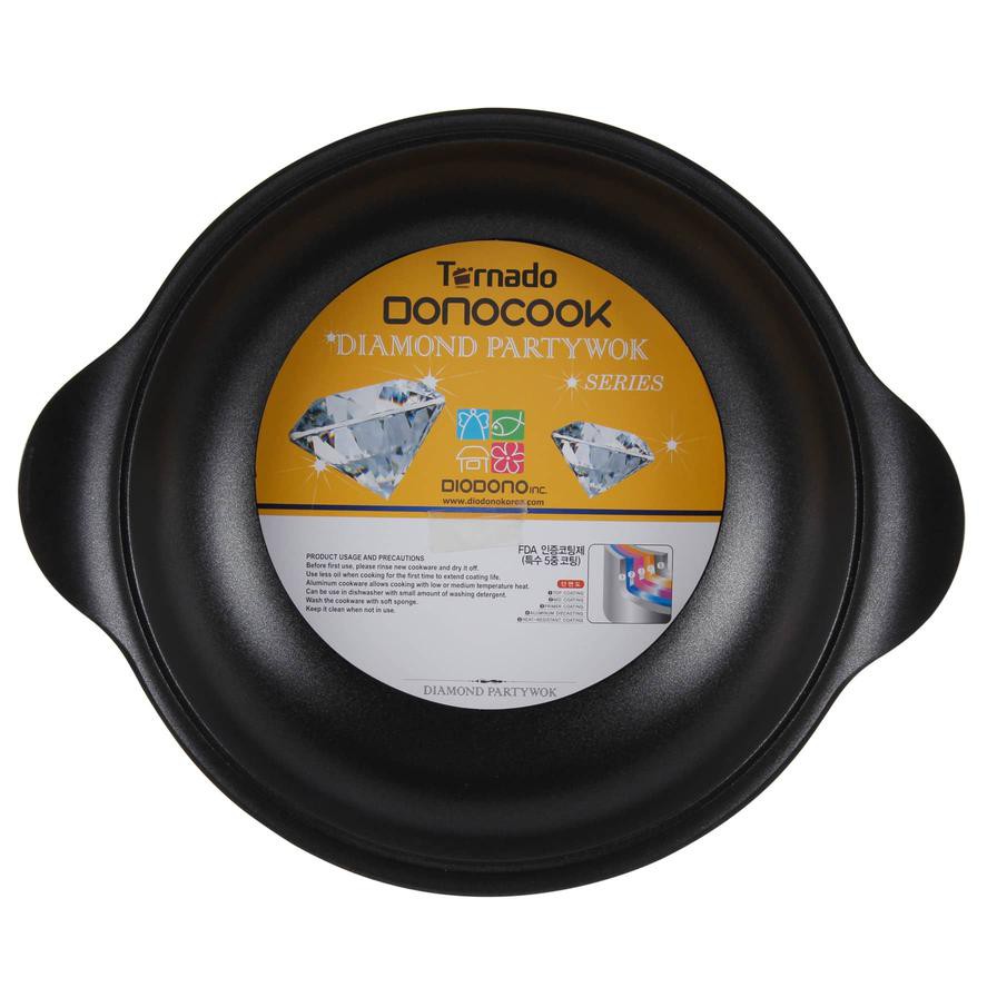 Tornado Donocook Aluminium Die Cast Party Wok (28 cm)