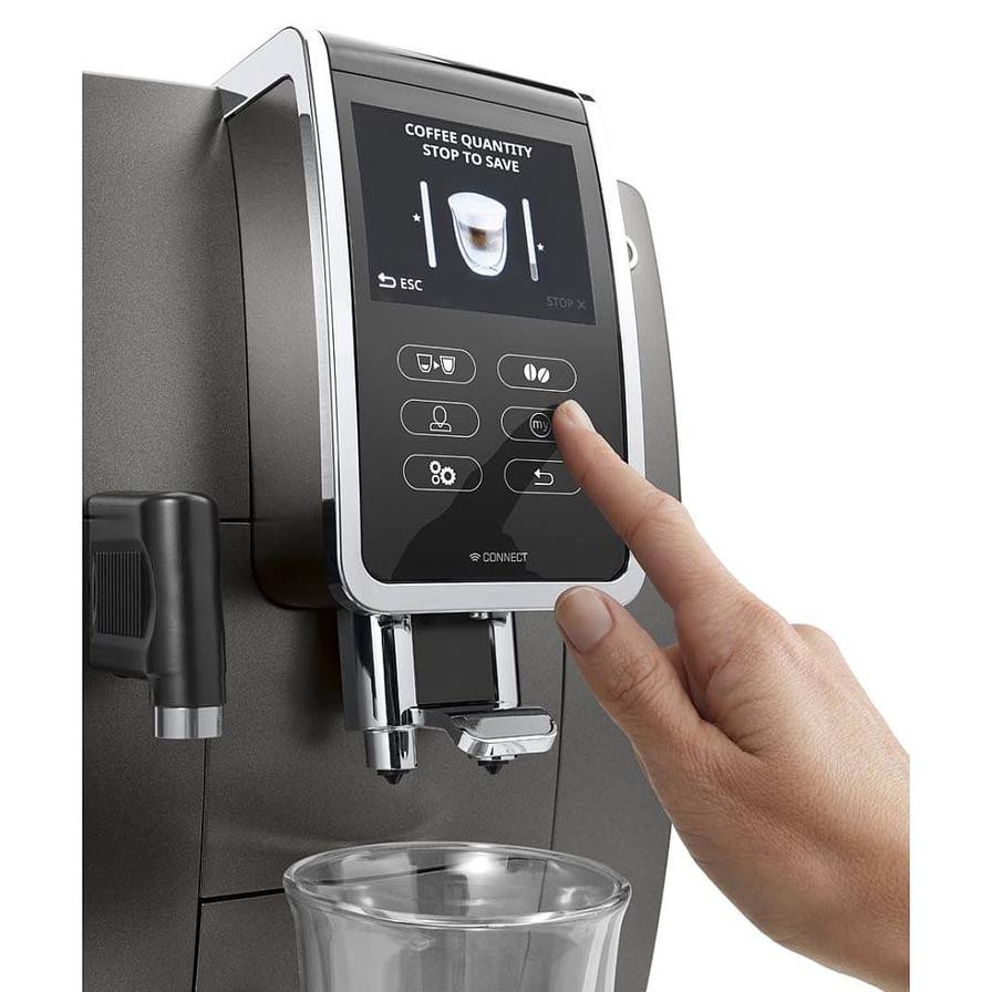 DeLonghi Dinamica Plus Automatic Coffee Machine, ECAM370.95.T (1.8 L)