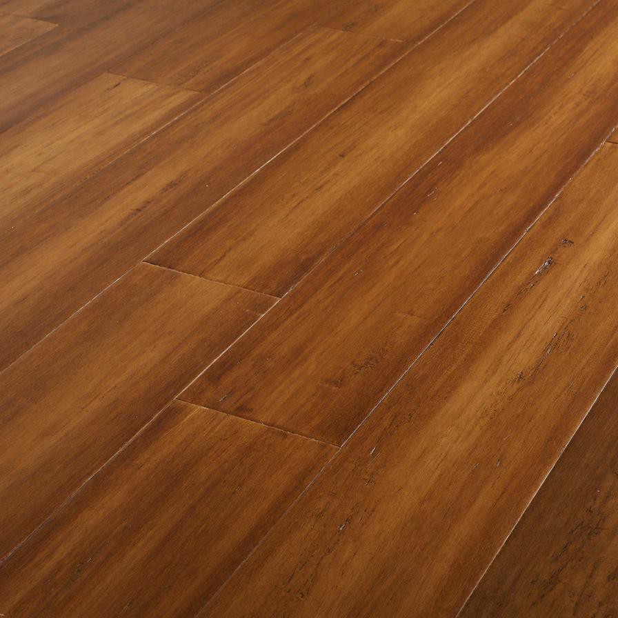 GoodHome Pattaya Matt Bamboo Real Wood Top Layer Flooring Pack (915 x 130 x 10 mm)