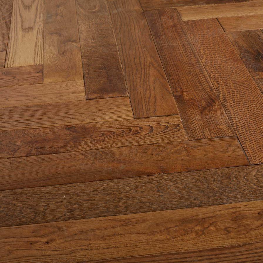 GoodHome Skanor Narrow Matt Oak Solid Wood Flooring Pack (578 x 82 x 15 mm)