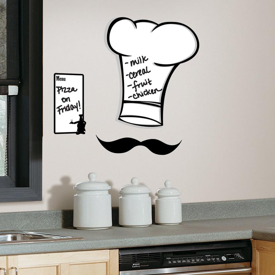 RoomMates Chef’s Hat Dry Erase Wall Decal