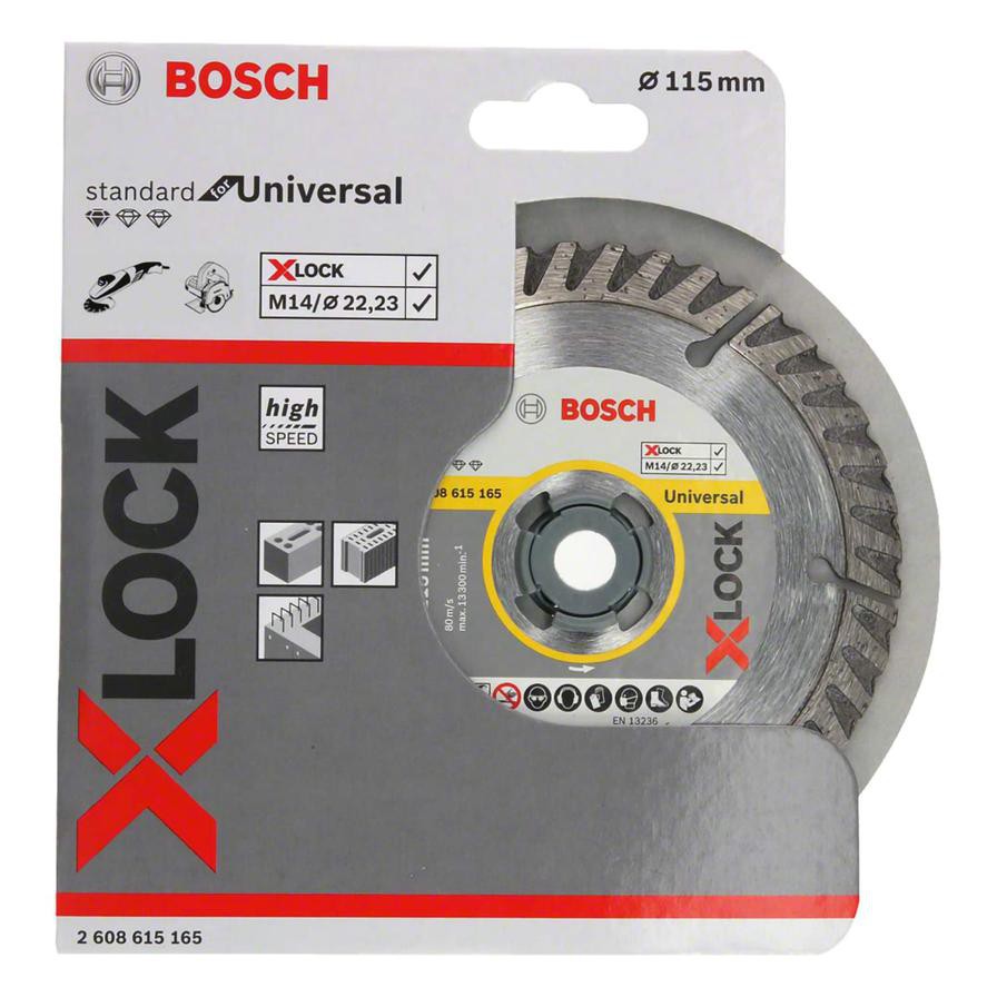 Bosch X-Lock Universal Diamond Cutting Disc (11. 5 cm)