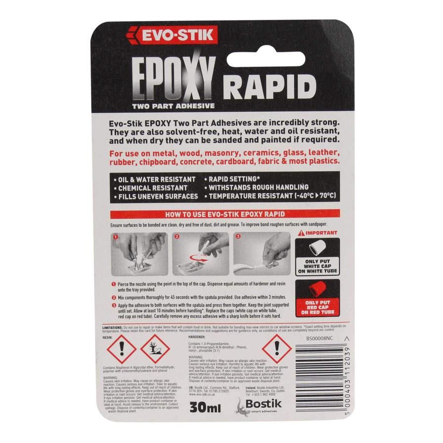 Evo-Stick Two Part Epoxy Adhesive (15 ml each)