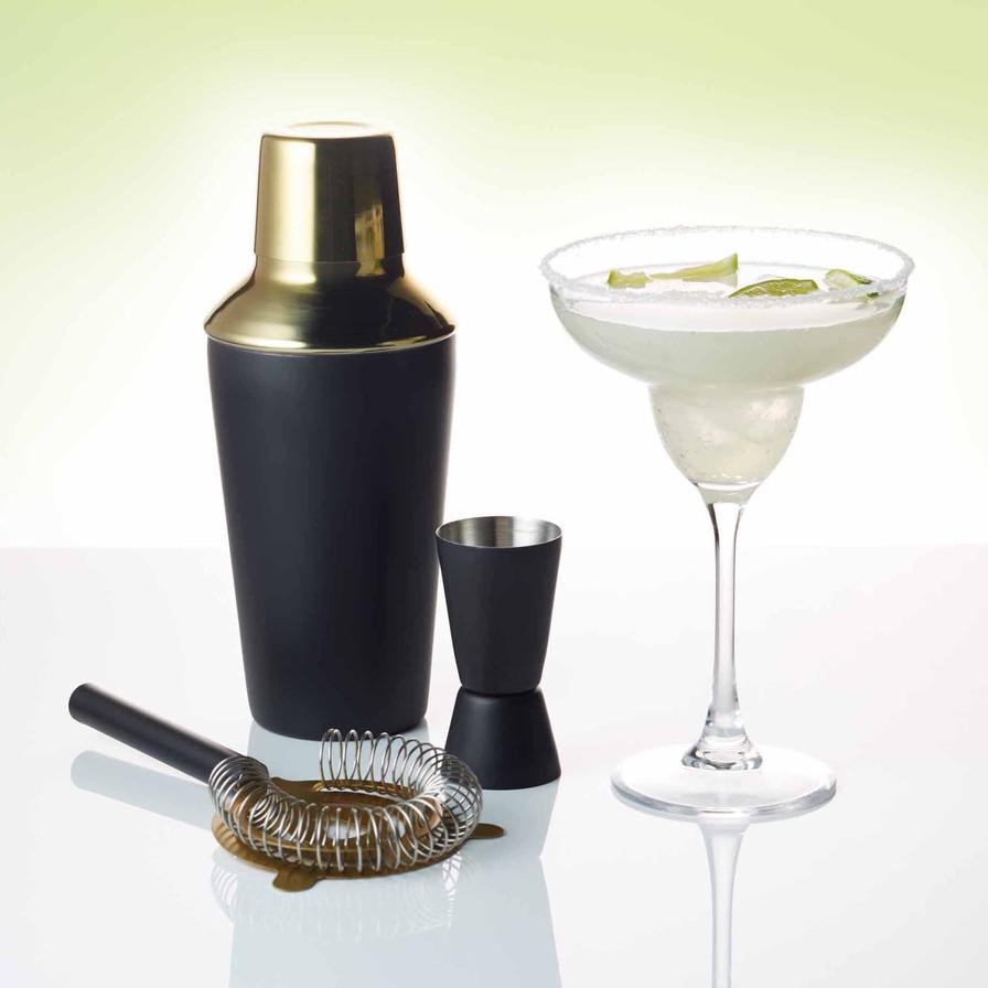 BarCraft Cocktail Set (3 pc, Black)