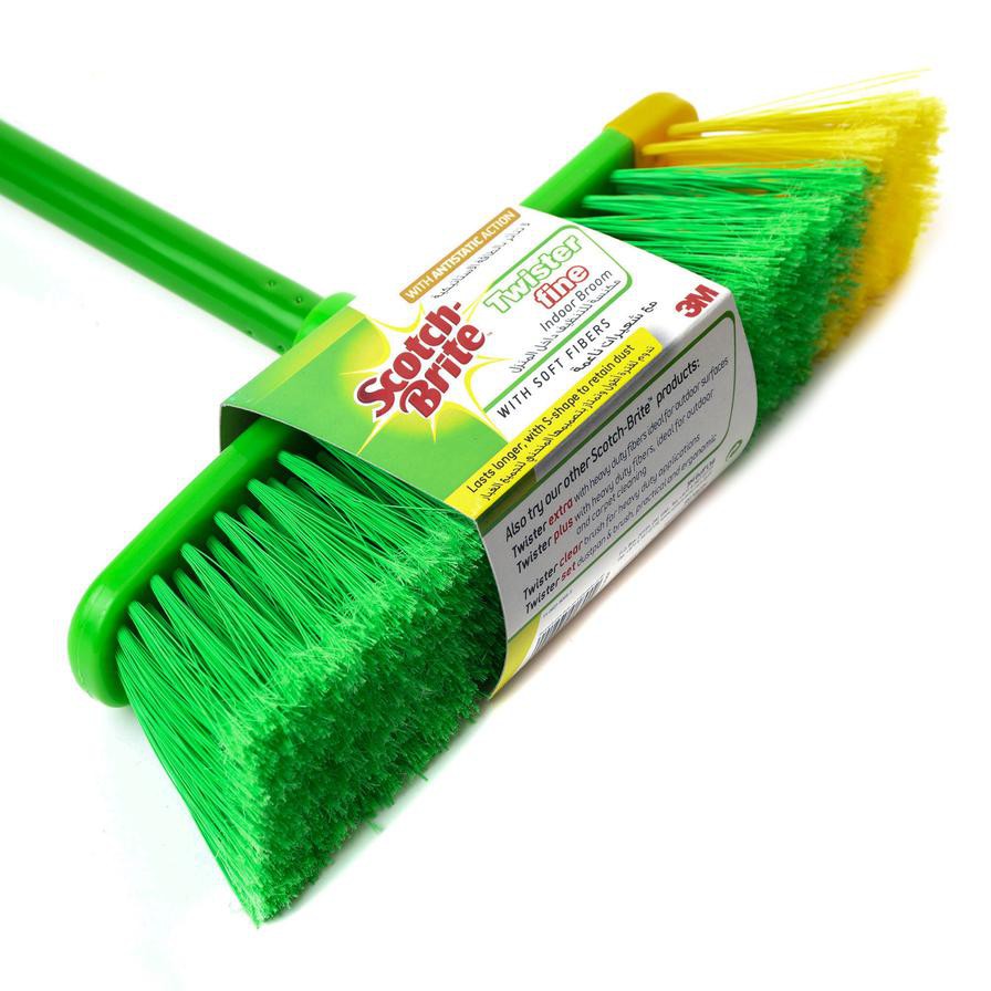 3M Scotch-Brite Twister Fine Indoor Broom