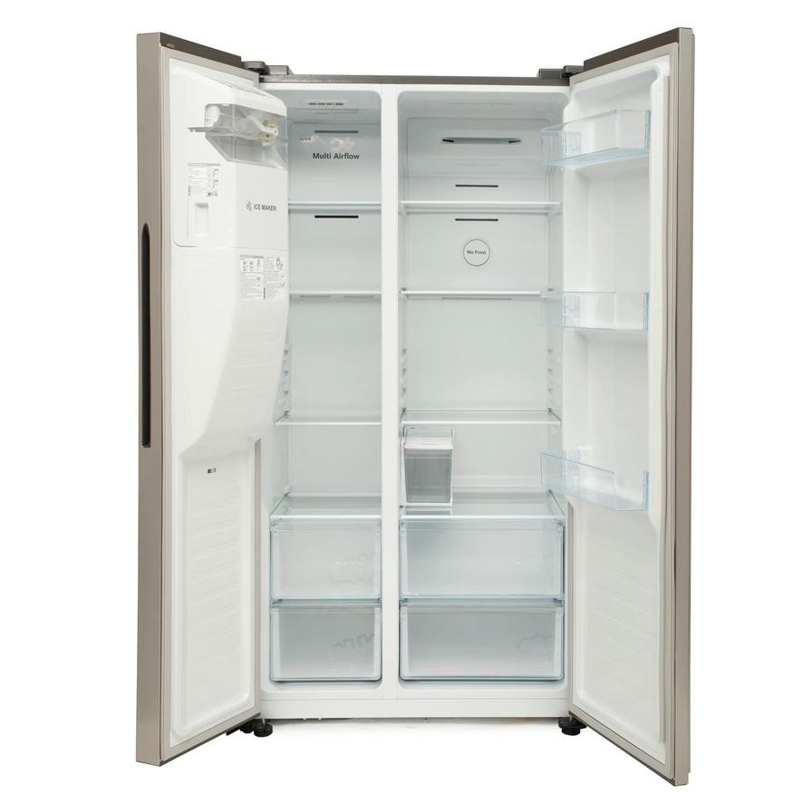 Hoover Freestanding Side-by-Side Refrigerator, HSB-H508-WS (508 L)