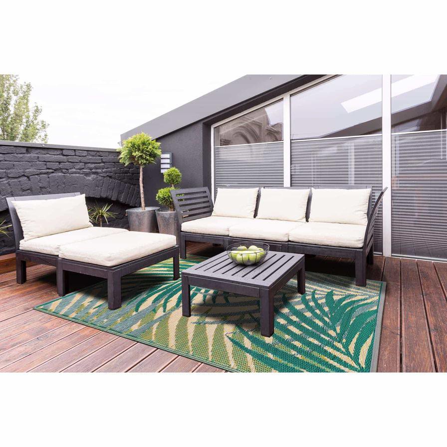 Plastic Tropical Outdoor Rug (120 x 180 cm)