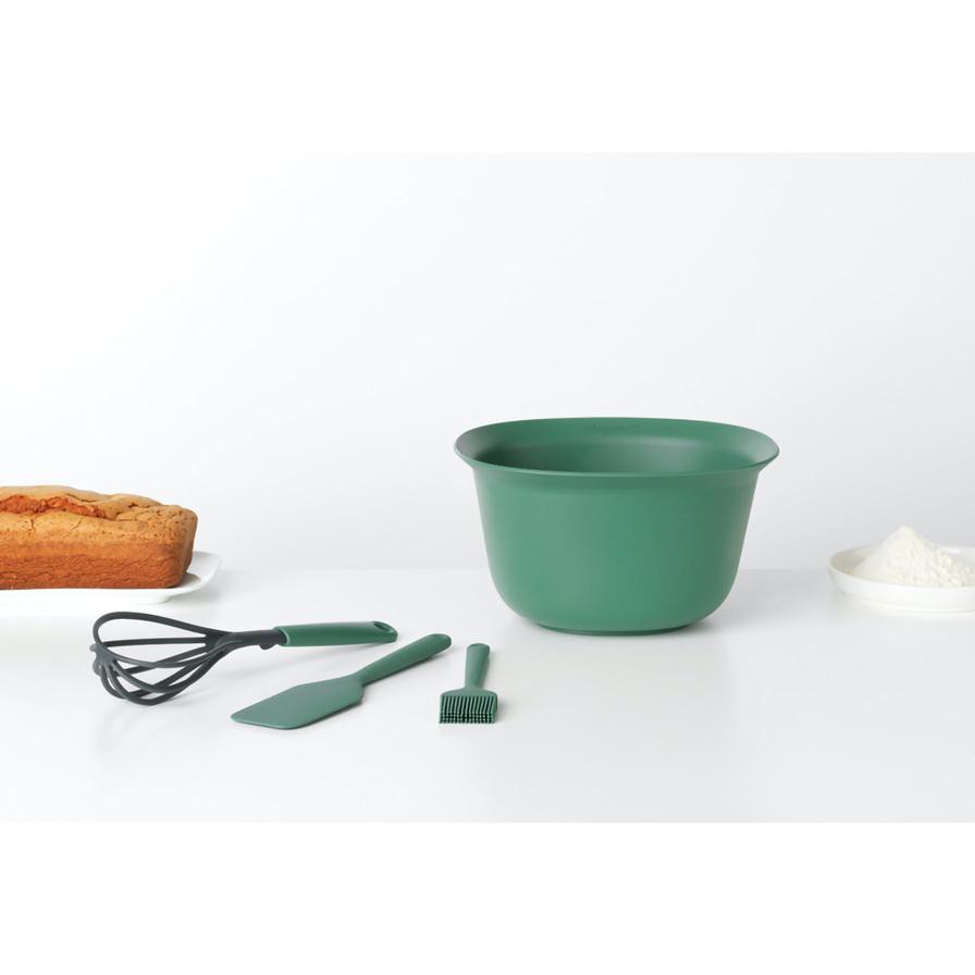 Brabantia Baking Set W/ Silicone Mixing Bowl (3.2 L, 4 pcs)