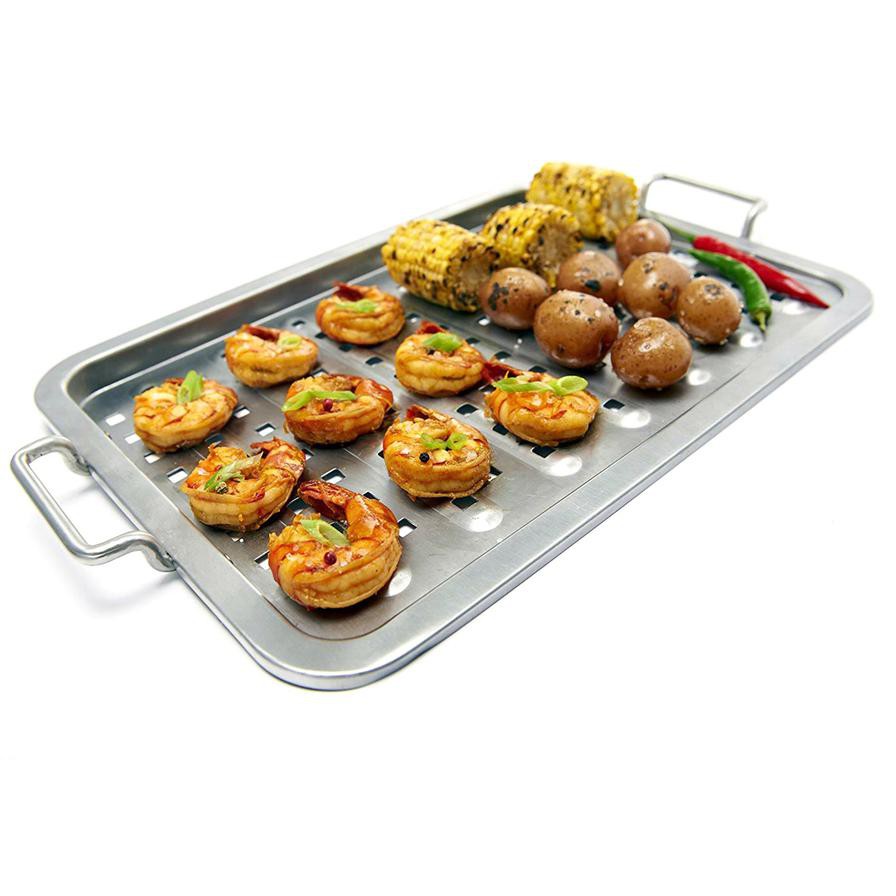 Broil King Grill Topper (27 x 38 x 2 cm, Silver)