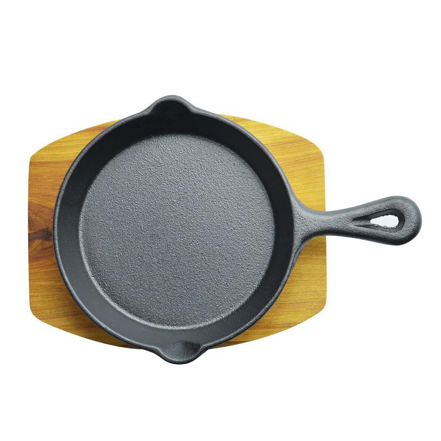 Raj Mini Round Single Handle Sizzler Tray (13.5 cm)