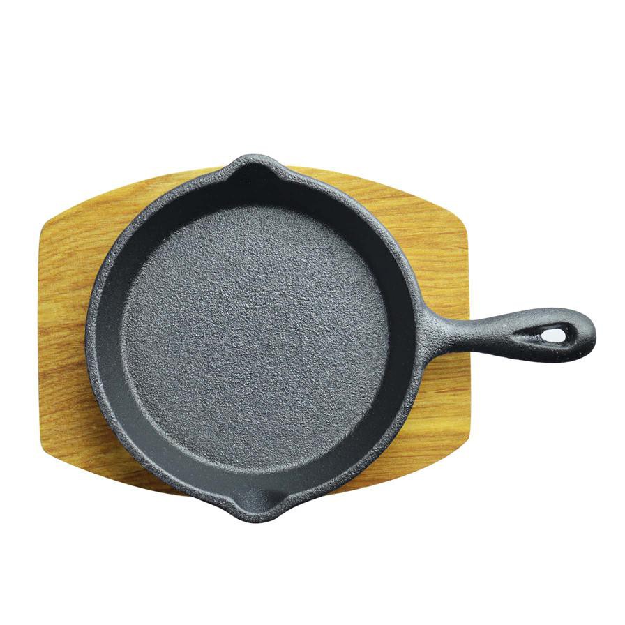 Raj Mini Round Single Handle Sizzler Tray (10 cm)