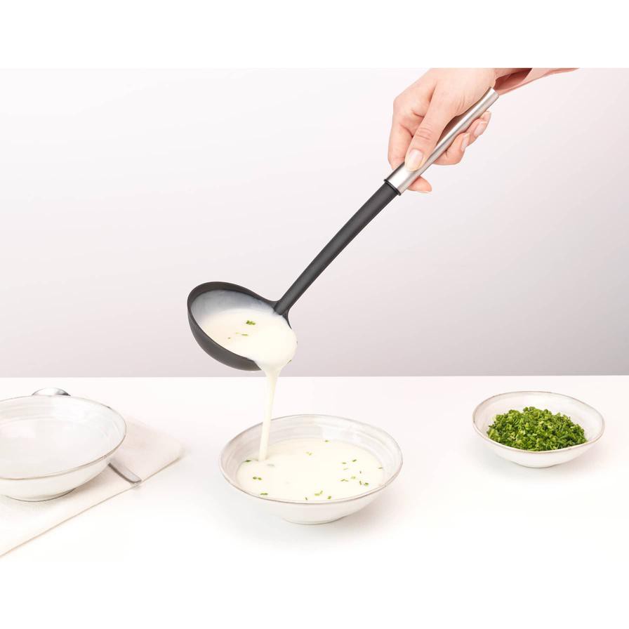 Brabantia Profile Non-Stick Soup Ladle (33.5 x 8.1 x 9.8 cm)