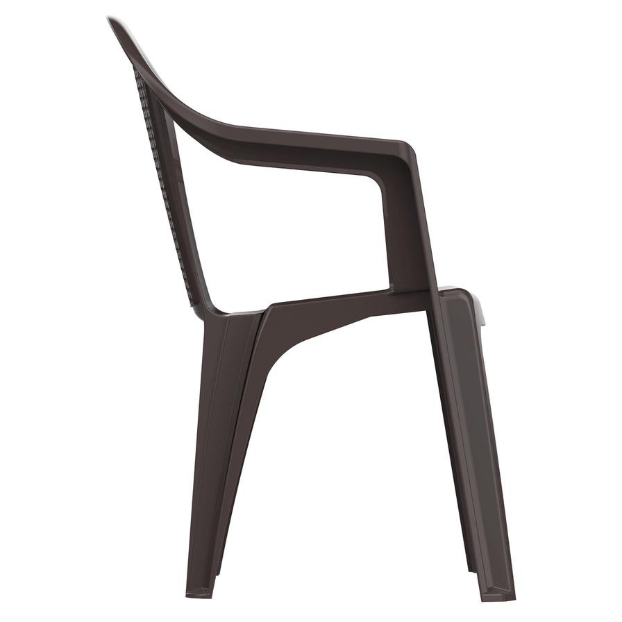 Cosmoplast Plastic Bamboo Armchair (63 x 58 x 81 cm)