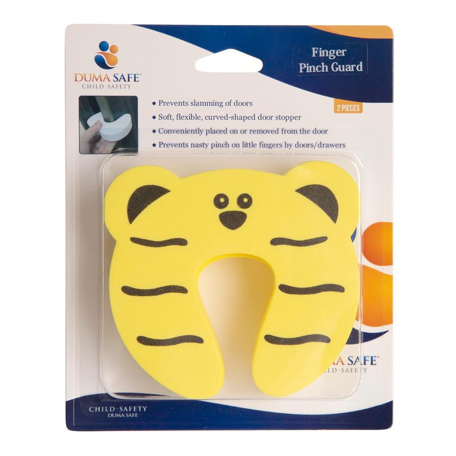 Duma Safe Finger Pinch Guard Pack (Yellow Bear, 2 Pc.)