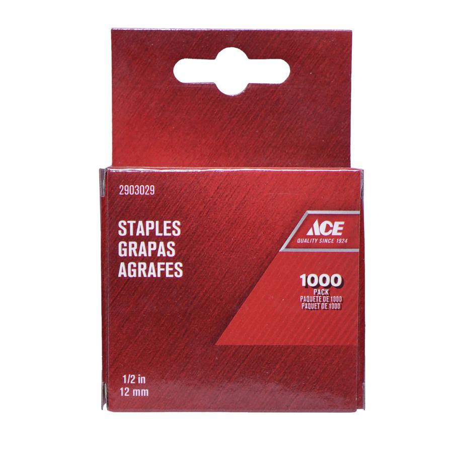 Ace T-50 Staple Pack (1.27 cm, 1000 Pc.)