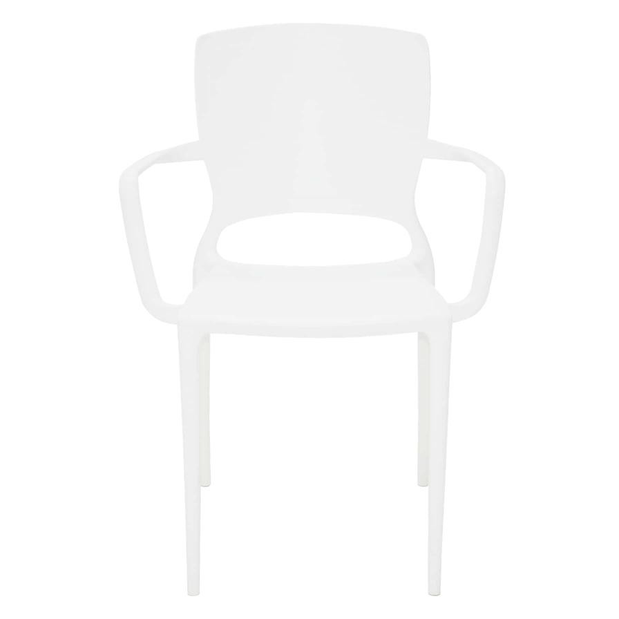 Tramontina Sofia Summa Polypropylene & Fiberglass Closed Backrest Armchair (59 x 84.5 x 50.5 cm)