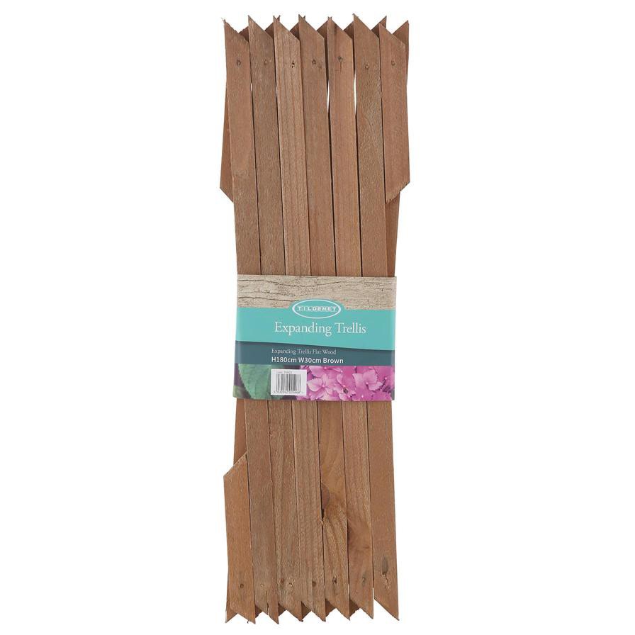 Tildenet Expanding Trellis Timber (180 x 30 cm)