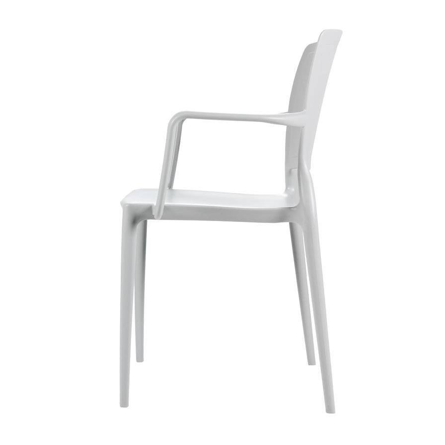 Tramontina Sofia Summa Polypropylene & Fiberglass Closed Backrest Armchair (59 x 84.5 x 50.5 cm)