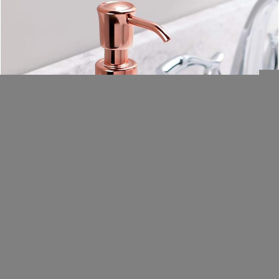 InterDesign Sutton Soap Pump (9 x 20 cm, Rose Gold)