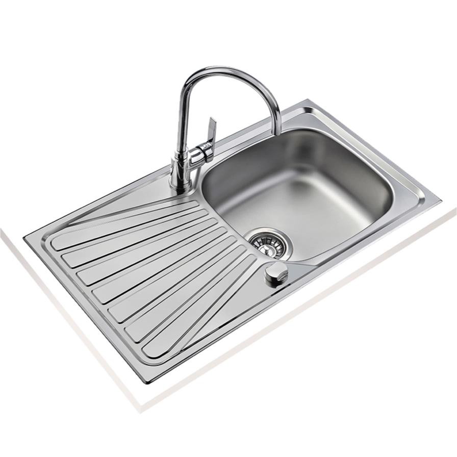 Teka Tekaway Deva Stainless Steel Sink W/Pipe & Accessories (78 x 43.5 cm)