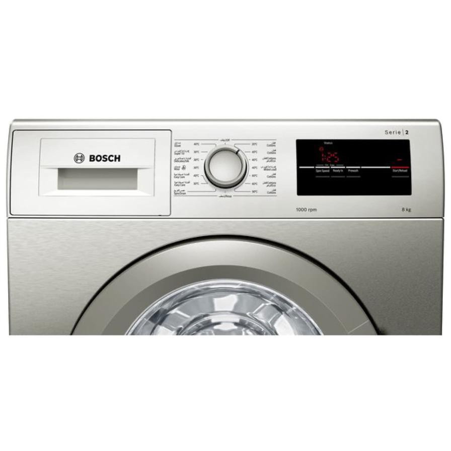 Bosch 8 Kg Serie 2 Freestanding Front Load Washing Machine, WAJ2018SGC (1000 rpm)