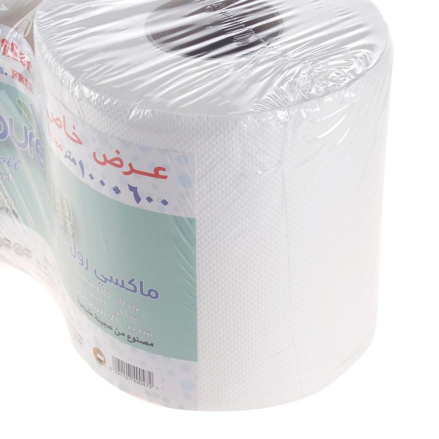 Pure 2Ply Maxi Roll Tissue (350 m, Pack of 2)