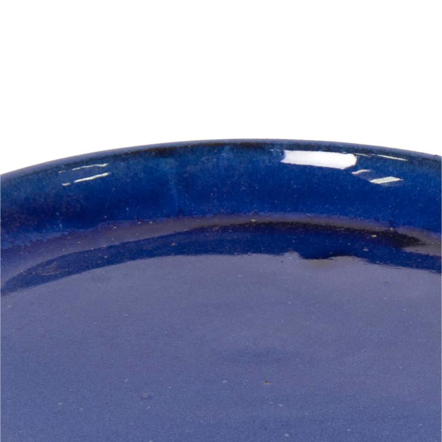 Glazed Terracotta Plant Saucer Generic (23 x 23 x 3 cm, Medium)