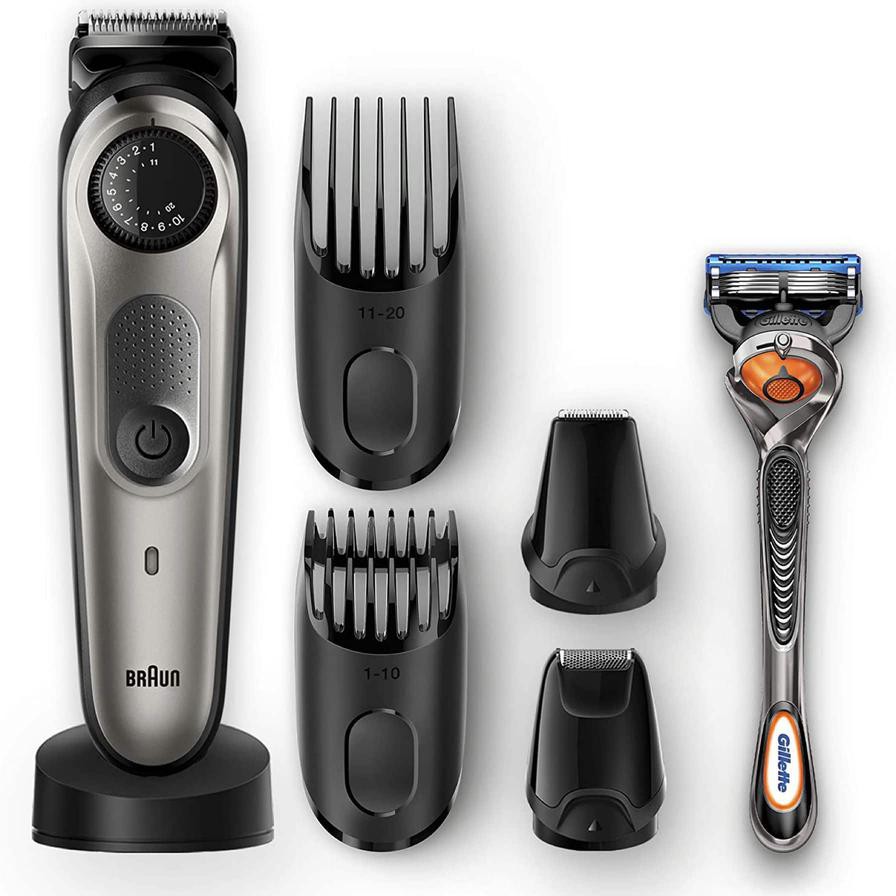 Braun Beard Trimmer & Hair Clipper Set, BT7940TS (9 Pc.)