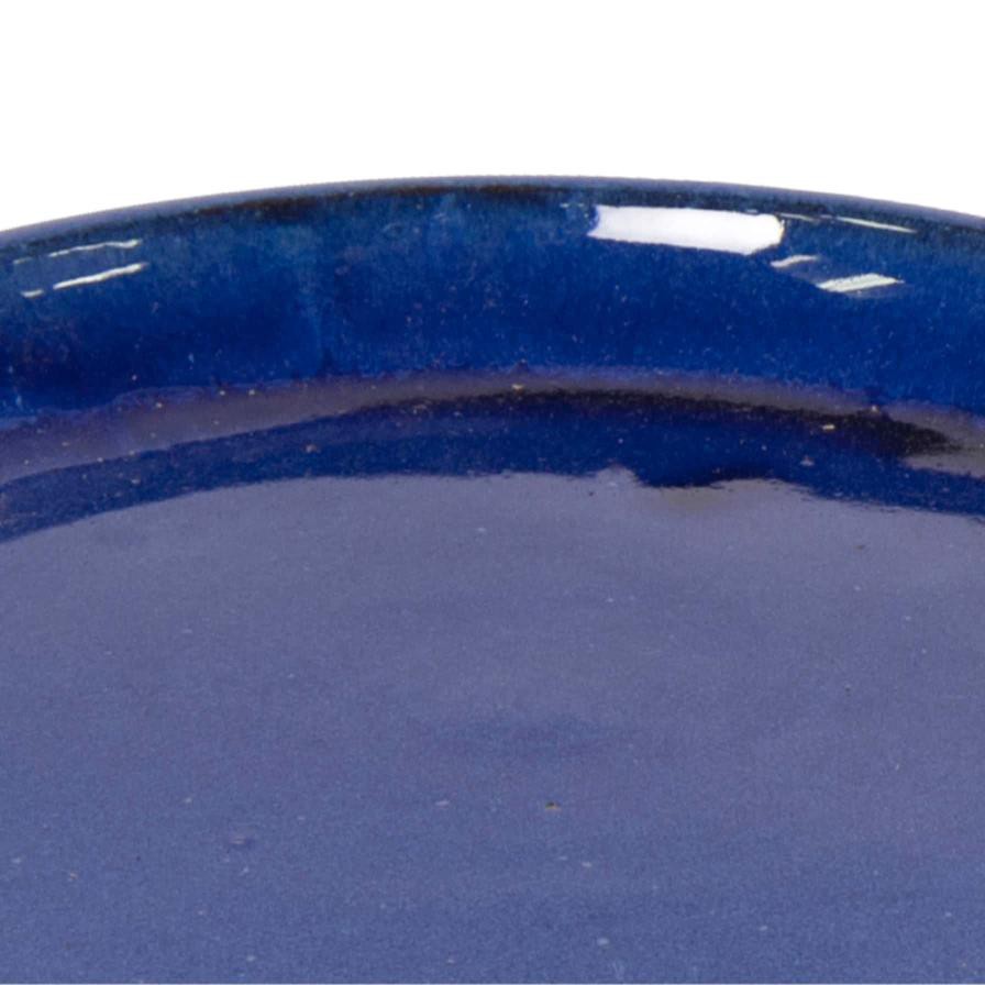 Glazed Terracotta Plant Saucer Generic (34 x 34 x 4 cm, XL)