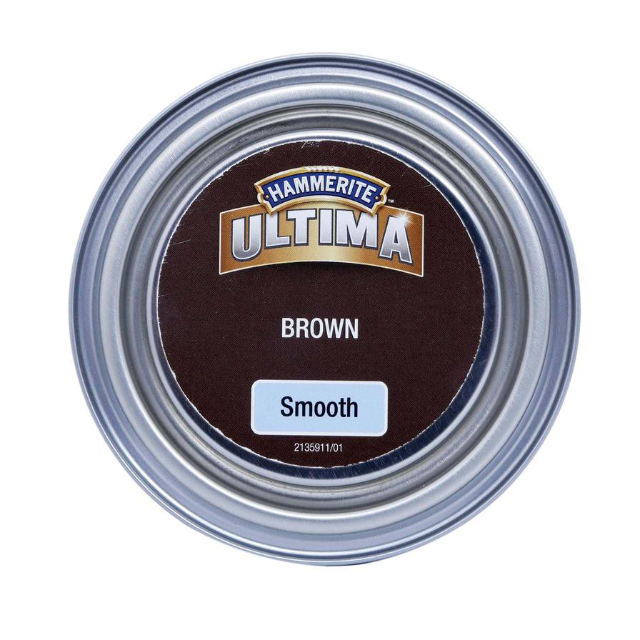 Hammerite Ultima Metal Paint (750 ml, Smooth Brown)