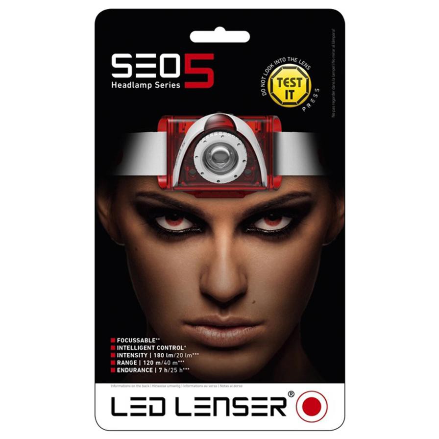 Ledlenser SEO3 Headlamp (100 lumens, Red)