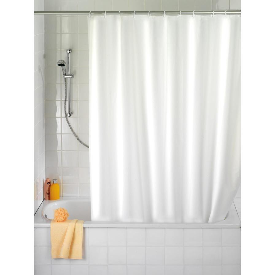 Wenko Polyester Shower Curtain W/8 Shower Curtain Rings