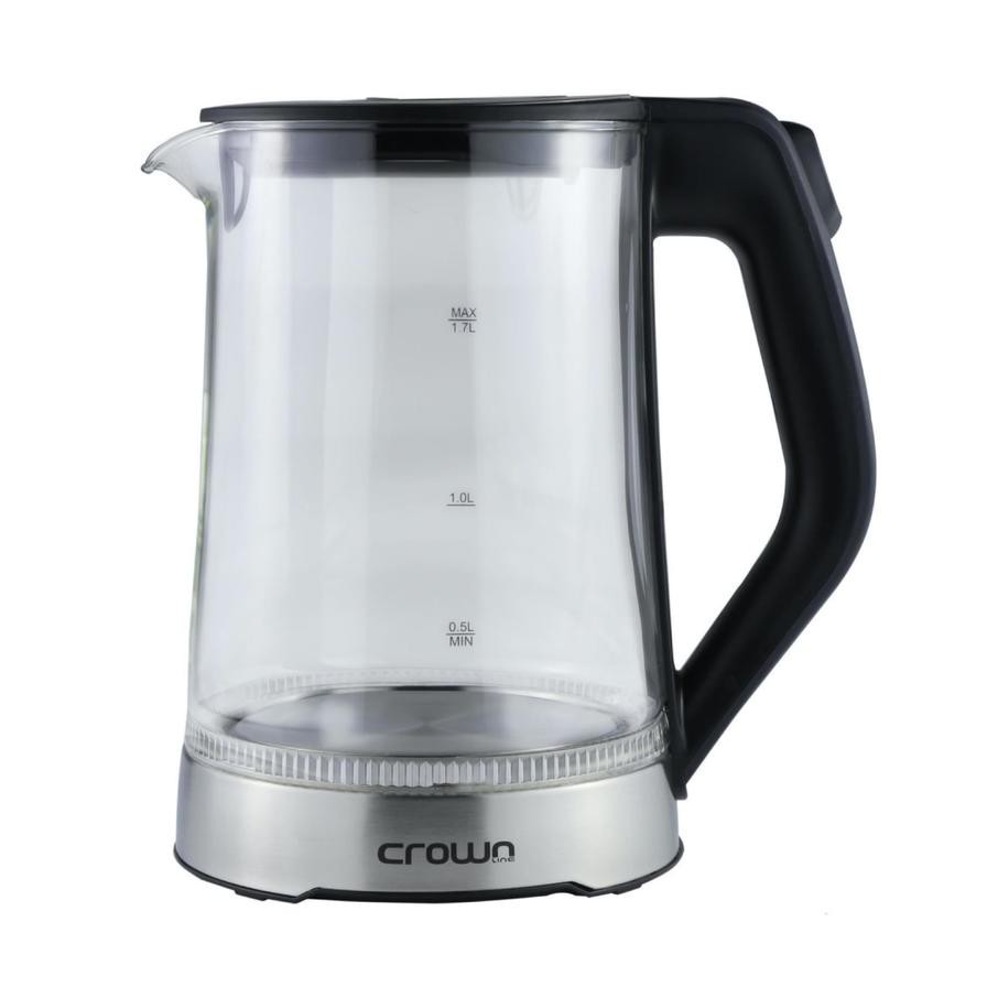 Crownline Cordless Glass Kettle, KT-158 (1.7 L, 2200 W)