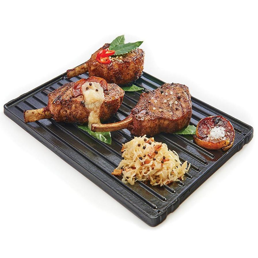 Grillpro Cast Iron Universal Griddle (33.6 cm)