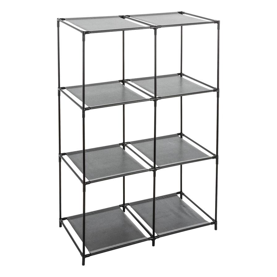 5five Metal 6 Compartment Storage Shelf (68.50 x 34.50 x 104 cm)