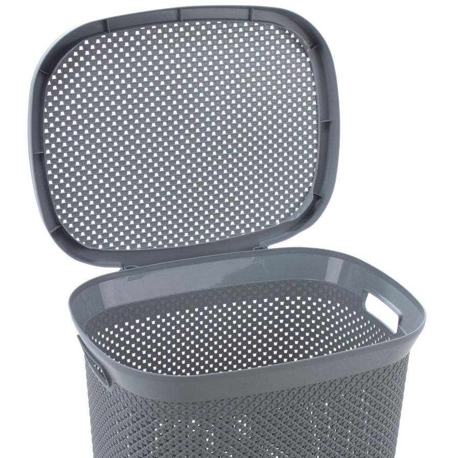 Hobby Life Diamond Plastic Laundry Basket (60 L)