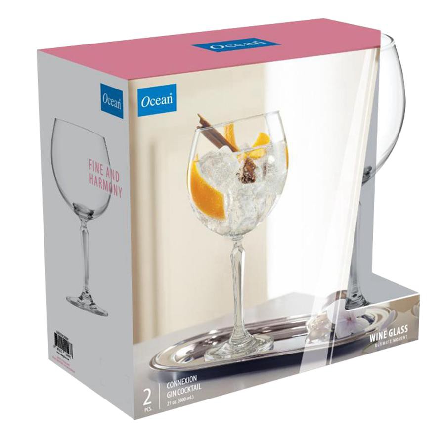 Ocean Connexion Cocktail Glass Set (600 ml, 2 Pc.)