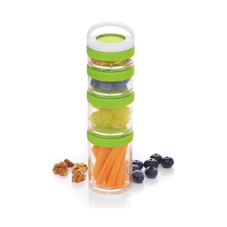 KitchenCraft Healthy Eating Stacking Food Container Set (Set of 3)