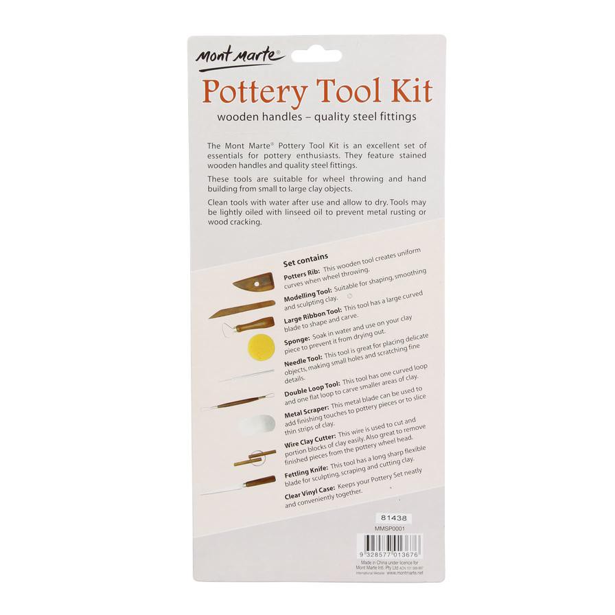 Mont Marte Pottery Tool Kit (10 Pc.)