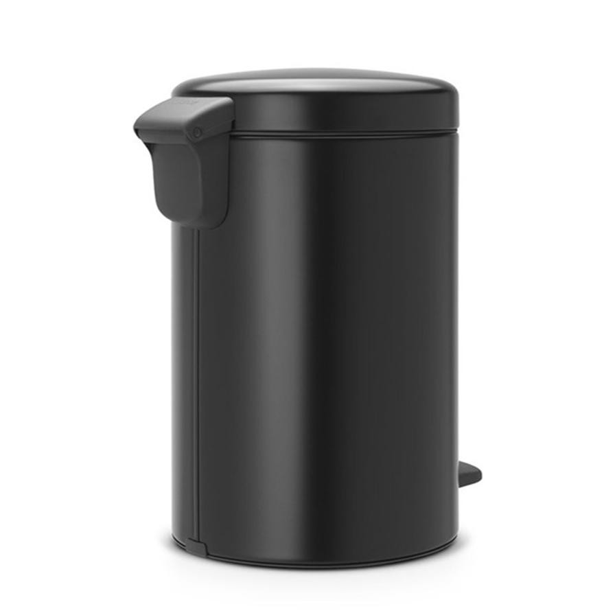 Brabantia NewIcon Pedal Bin (12 L, Matt Black)